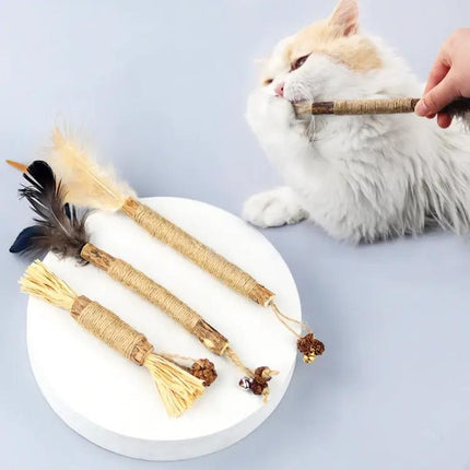 Cat Teething Stick for Everyday Play and Dental Care