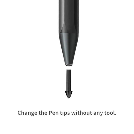Lenovo Rechargeable Stylus Pen for XiaoXin Pad Pro 11.5 Inch replacement pen tip close-up showing tool-free tip change