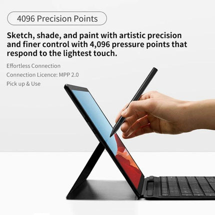 Lenovo Rechargeable Stylus Pen for XiaoXin Pad Pro 11.5 Inch shown drawing on tablet with 4096 pressure levels and MPP 2.0 connection