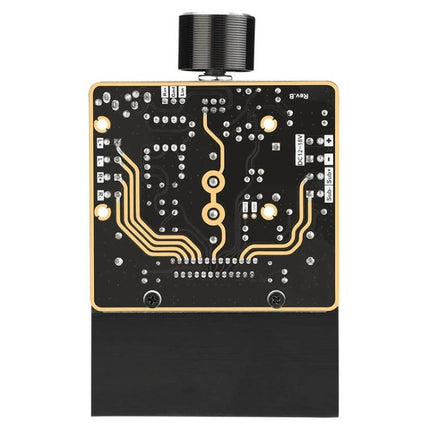 DIY Car Audio Amplifier with 2.1 Channels for Vehicle Systems compact PCB with gold-sunk wiring and knob for custom car audio installs