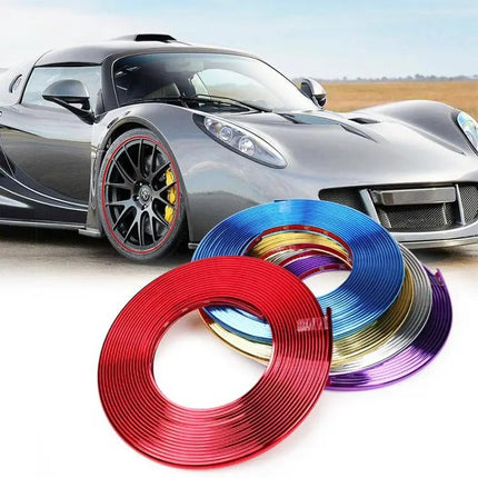 Universal Electroplating Reflective Strip for Car Wheels