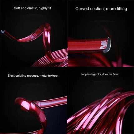 Universal Electroplating Reflective Strip for Car Wheels