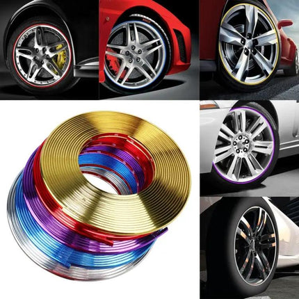 Universal Electroplating Reflective Strip for Car Wheels