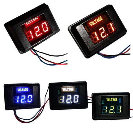 DES-2 Digital Voltage Meter for Car and Motorcycle Batteries