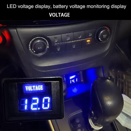 DES-2 Digital Voltage Meter for Car and Motorcycle Batteries