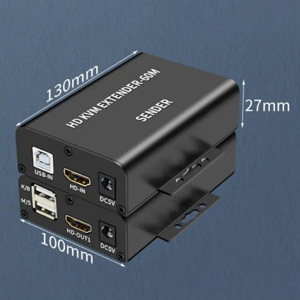 Practical HDMI KVM Extender for Up to 60 Meters Distance