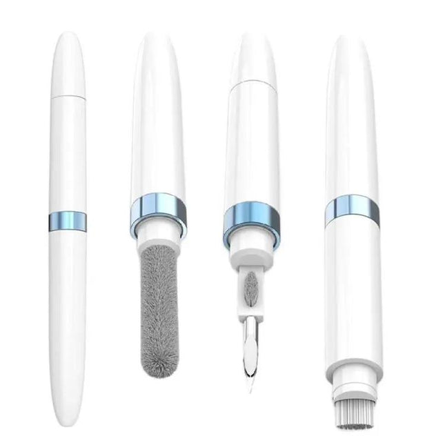 Dual-Tip Earphone Cleaning Pen With Metal Nib Flocked Tip | Syndmart