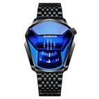 Steel Belt Black Stee Blue Face / Black Stee Blue Face