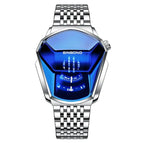 Steel Belt White Steel Blue Face / White Steel Blue Face
