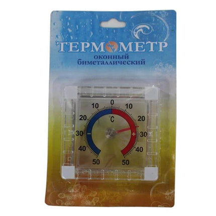 Square Window Thermometer For Doors And Windows Pointer Type - square ABS pointer dial thermometer for indoor viewing on doors and windows