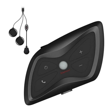 Alt Tag: T6plus Smart Motorcycle Helmet with Bluetooth Intercom Feature - removable Bluetooth intercom unit and headset for clear hands-free communication