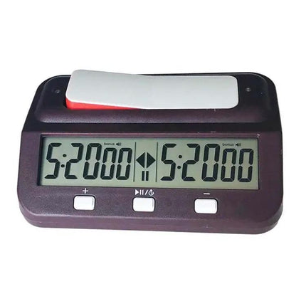 Plastic Chess Clock For Chess Games Blue With Clear Display