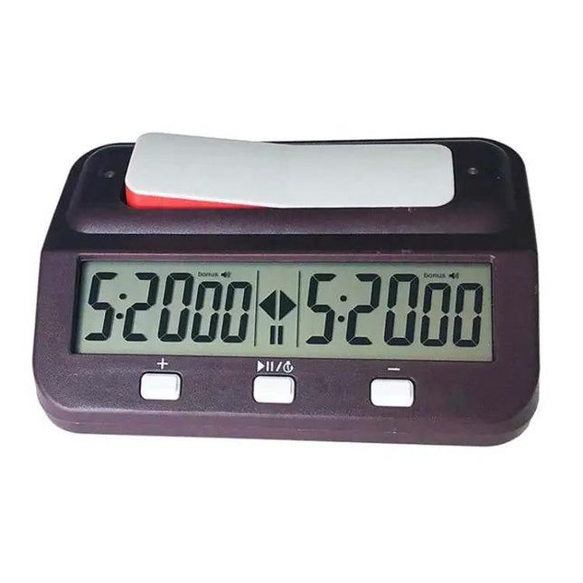 Plastic Chess Clock For Chess Games Blue With Clear Display | Syndmart