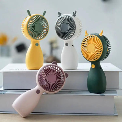 Mini USB Handheld Fan With Lanyard For Personal Cooling