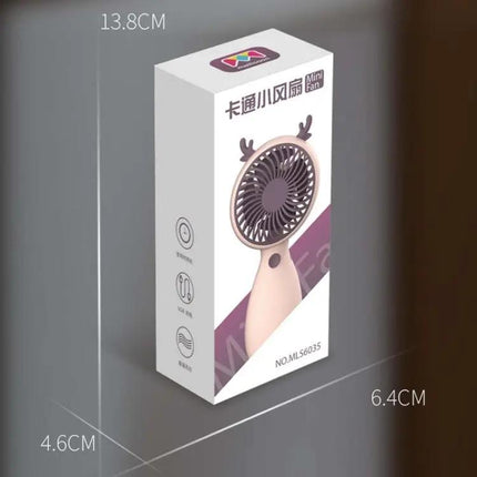 Mini USB Handheld Fan With Lanyard For Personal Cooling