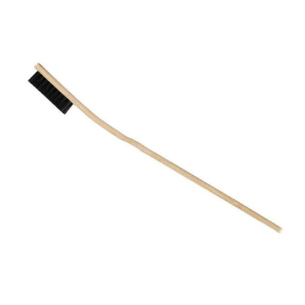 Long Bamboo Cleaning Brush for Automotive Engine and Tire Care - long bamboo handle with natural bristle head for detailed engine and tire cleaning