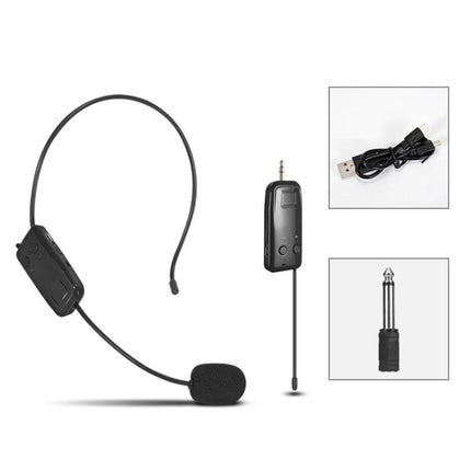 Headset Microphone for Daily Presentations and Teaching wireless 2.4G headset for teachers and presenters, hands-free clear voice transmission