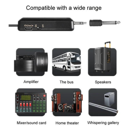 Headset Microphone for Daily Presentations and Teaching with 2.4G wireless transmitter, compatible with amplifiers, speakers, mixers, home theater and bus systems