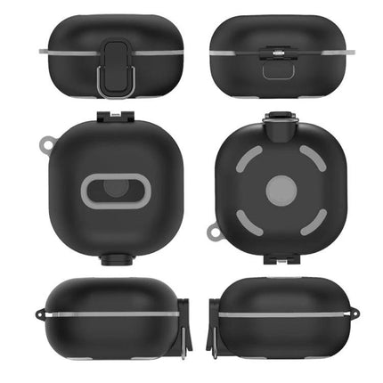 Essential Case for Samsung Earbuds in Everyday Activities - black TPU protective case for Galaxy Buds with shock relief and waterproof design