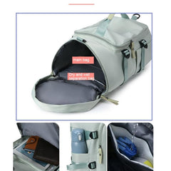 Ultimate Travel Backpack with Dedicated Shoe Storage and Discreet Shoulder Strap