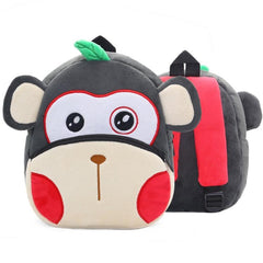 Charming Plush Animal Backpack for Kids - Ideal for School and Adventures