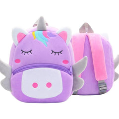 Charming Plush Animal Backpack for Kids - Ideal for School and Adventures