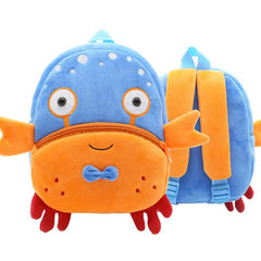 Charming Plush Animal Backpack for Kids - Ideal for School and Adventures