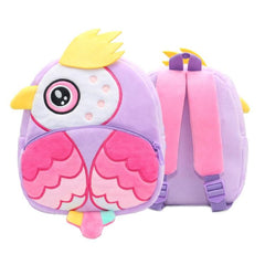 Charming Plush Animal Backpack for Kids - Ideal for School and Adventures