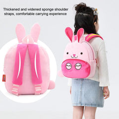 Charming Plush Animal Backpack for Kids - Ideal for School and Adventures