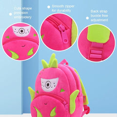 Whimsical Plush Fruit and Vegetable Kids' Backpack