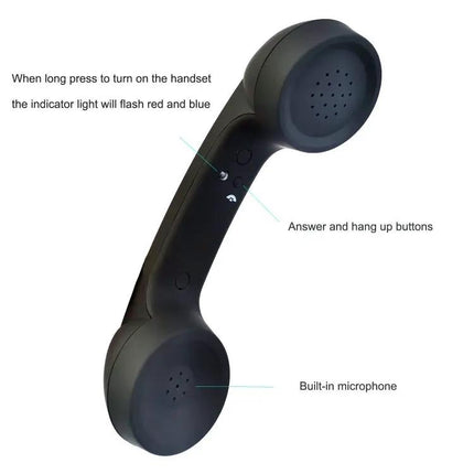 Bluetooth Wireless Connection Retro Microphone External Mobile Phone Handset, Bluetooth Sky Blue, Bluetooth Yellow, Bluetooth Red, Bluetooth Pink, Bluetooth Black, Bluetooth White