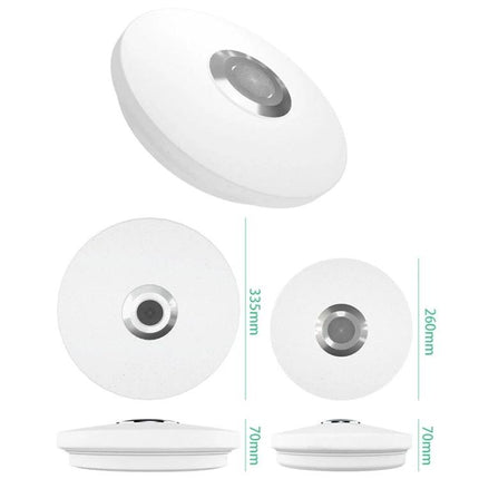 Color-Changing Ceiling Lamp for Daily Home Relaxation white round LED ceiling light with Bluetooth, 335mm and 260mm diameter options
