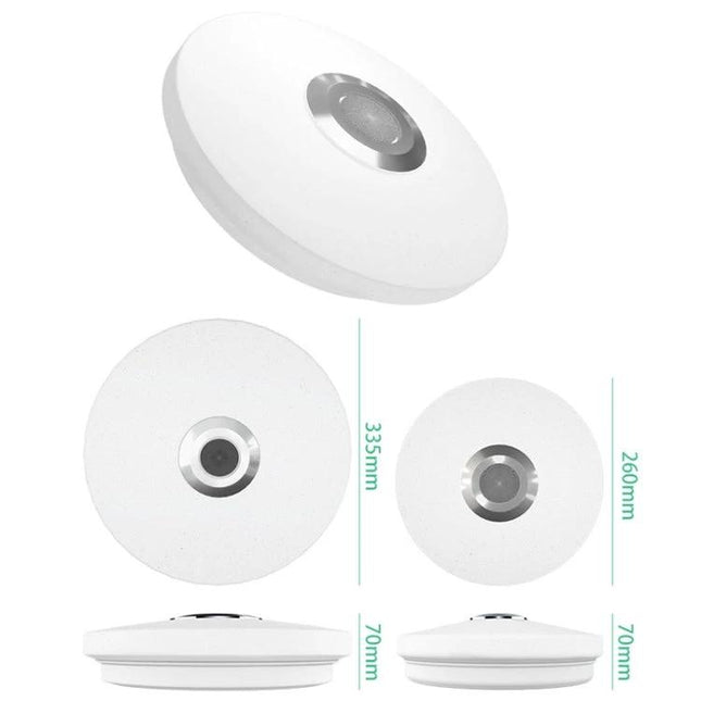 Color-Changing Ceiling Lamp for Daily Home Relaxation white round LED ceiling light with Bluetooth, 335mm and 260mm diameter options