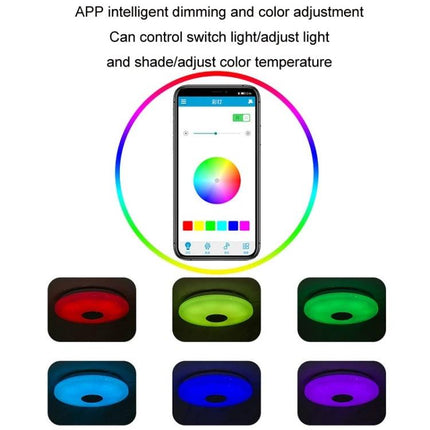 Color-Changing Ceiling Lamp for Daily Home Relaxation app-controlled color and dimming with warm, cool and vibrant modes