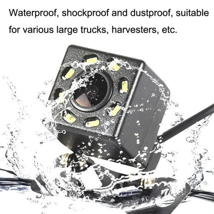 HD Reversing Camera with LED Lights for Nighttime Car Parking