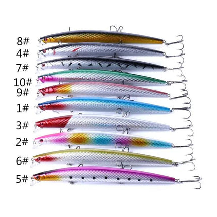 Long Distance Minnow Lure 18cm For Sea Fishing Realistic Swimming
