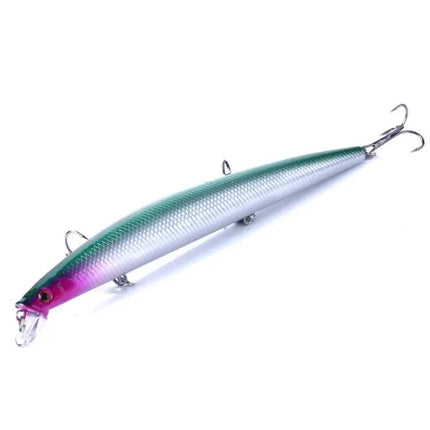 Long Distance Minnow Lure 18cm For Sea Fishing Realistic Swimming
