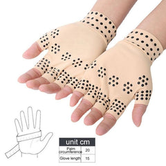 Half Finger Non-Slip Sports Gloves with Pressure Relief for Joint Training