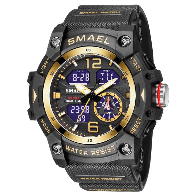 SMAEL 8007 Outdoor Sports Waterproof Dual Display Watch