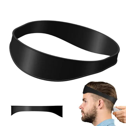 Sal on Neck Hair Line Guide Silicone Home Hair Trimming Tool