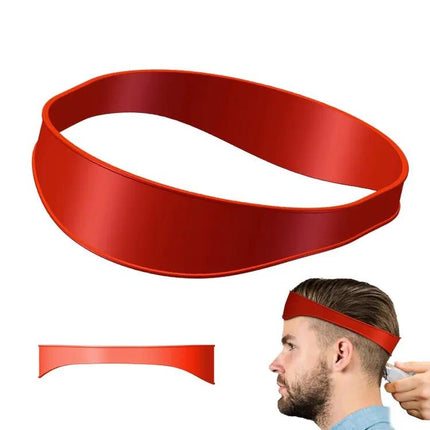 Sal on Neck Hair Line Guide Silicone Home Hair Trimming Tool