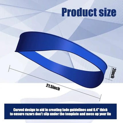 Sal on Neck Hair Line Guide Silicone Home Hair Trimming Tool