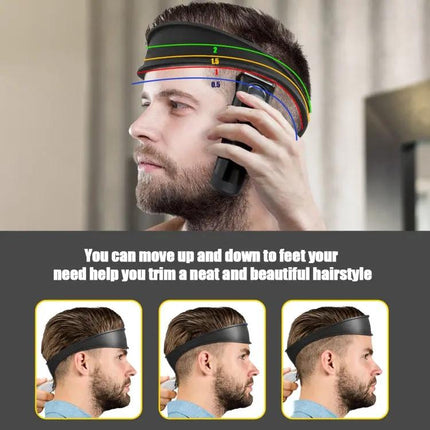 Sal on Neck Hair Line Guide Silicone Home Hair Trimming Tool | Syndmart