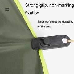 Clips de nailon resistentes al viento para toldos de camping con fuerte agarre