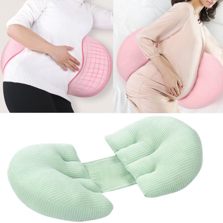 Pregnancy Support Pillow: Adjustable Cotton Cushion for Side Sleepers with Washable Cover Green Green