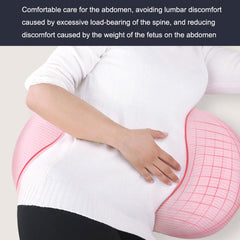 Pregnancy Support Pillow: Adjustable Cotton Cushion for Side Sleepers with Washable Cover