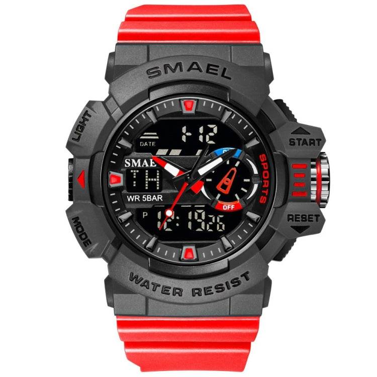 SMAEL 8043 Multifunctional Dual Display Sports Quartz Watch