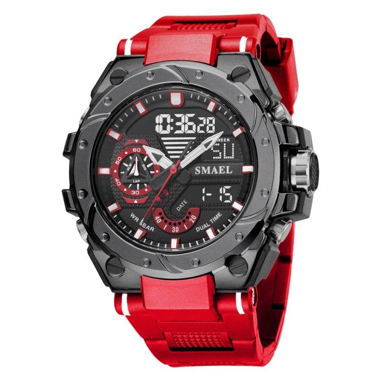 SMAEL 8060 Waterproof Sports Alloy Men Watch Luminous Display