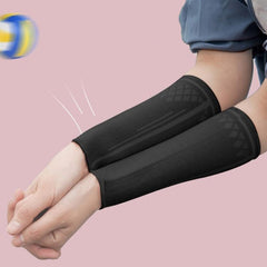 Volleyball Wrist Guards with Extended Arm Protection - 1 Pair, Adjustable Sizes S/M/L