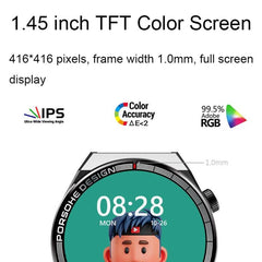 Montre de sport étanche ST5 MAX 1,45 pouces avec enregistrement intelligent et diffusion vocale